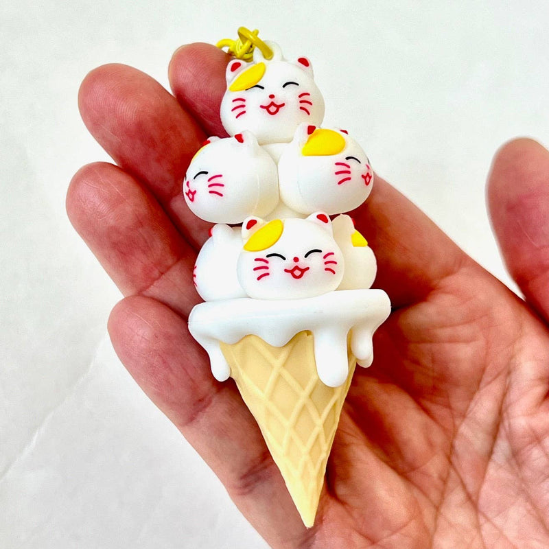 CAT CONE KEY CHARM