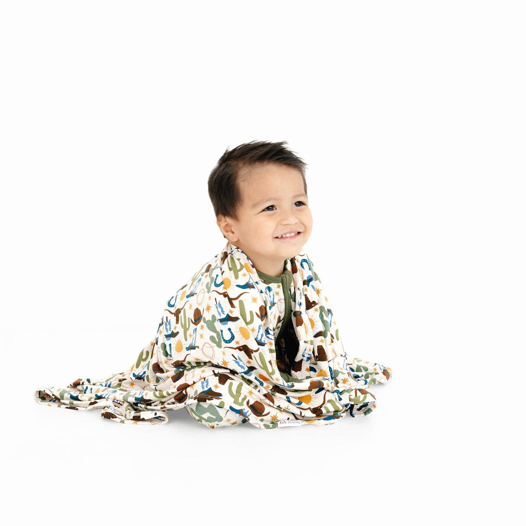 Luxury Bamboo Blanket - Howdy