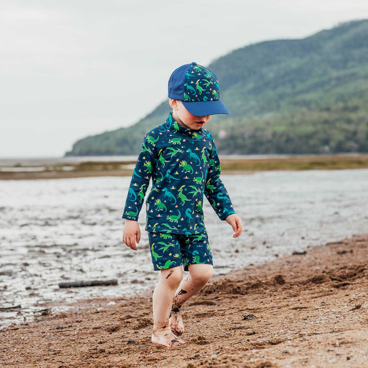 Long Sleeve 2-PC UV Swimsuit - Dinoland