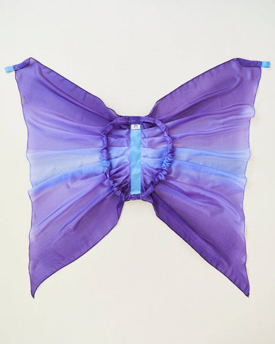 Silk Butterfly Wings - Purple & Blue