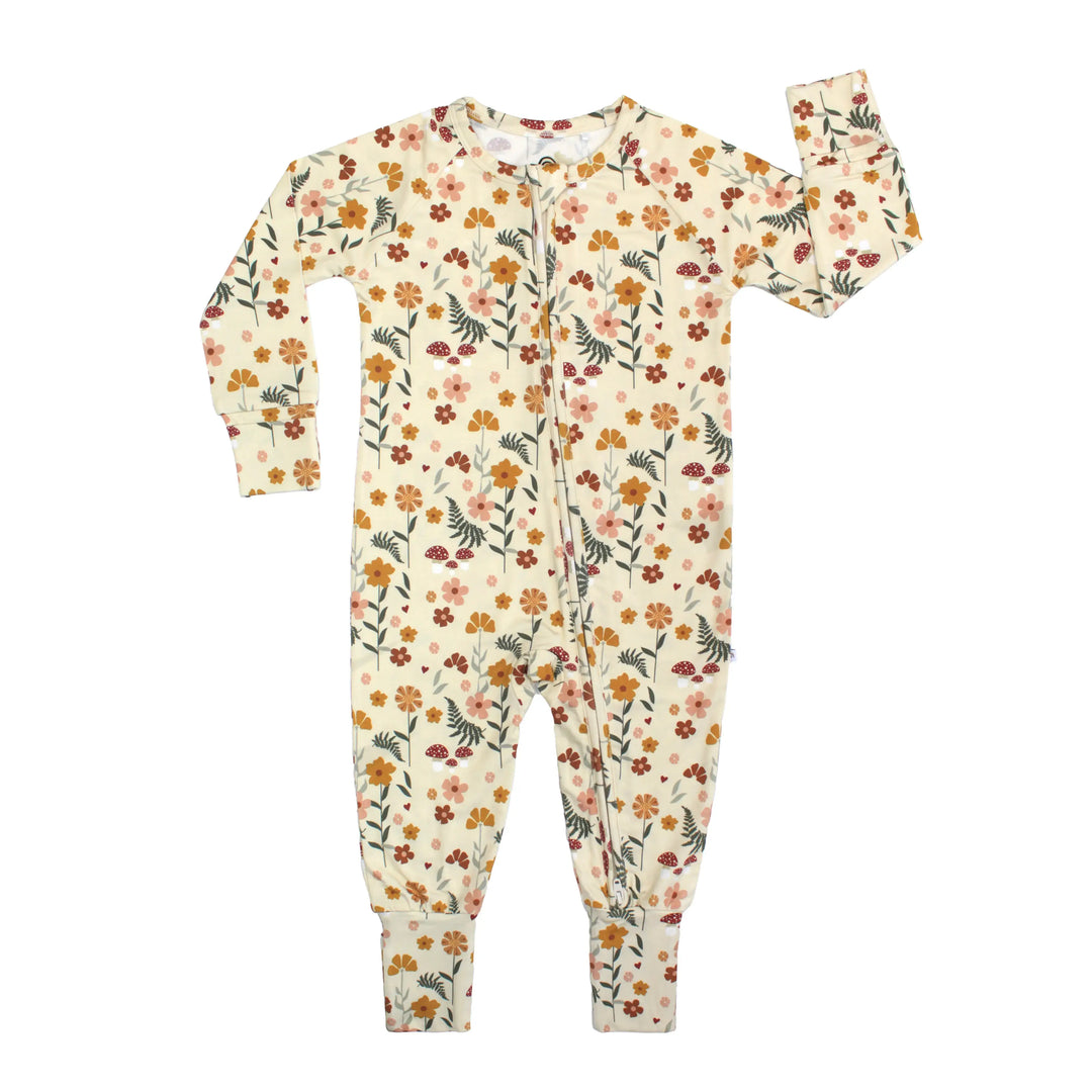Toadstool Garden Bamboo Footie