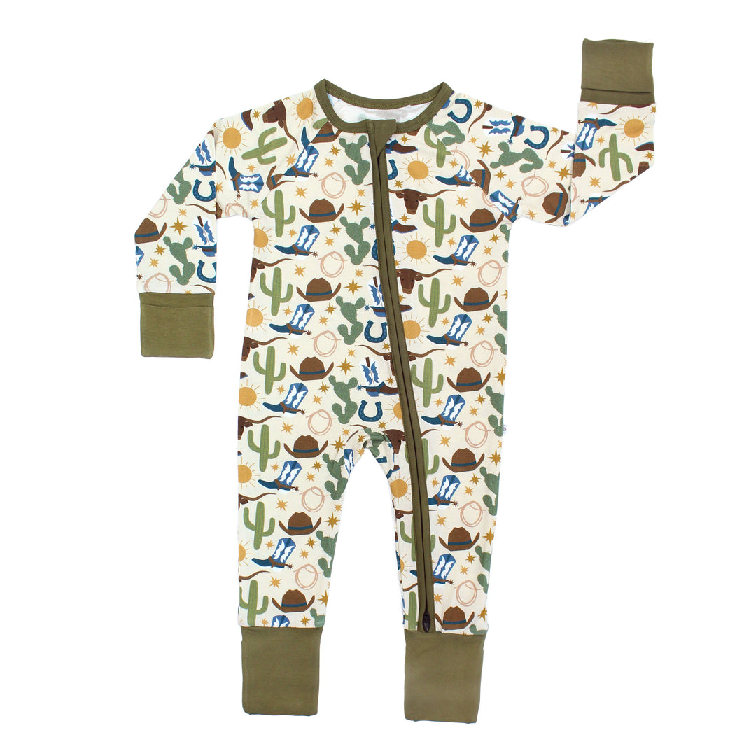 Bamboo Convertible Pajamas - Howdy