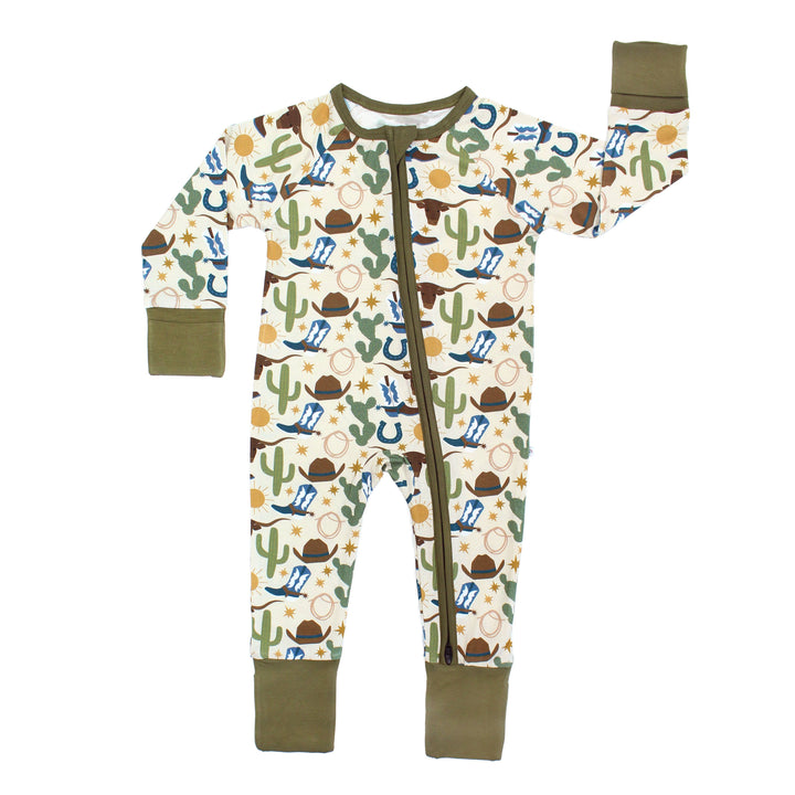 Bamboo Convertible Pajamas - Howdy