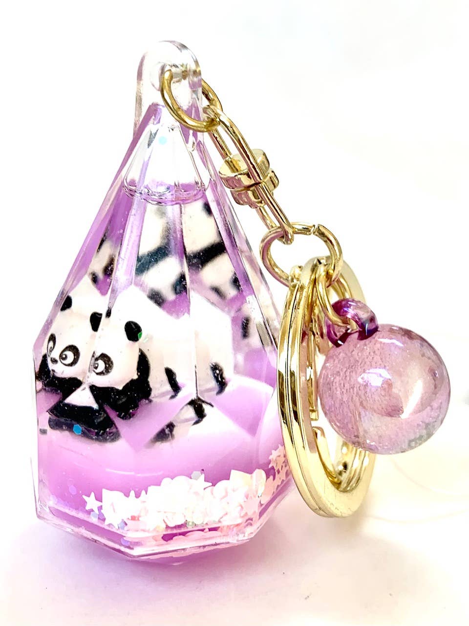 Panda Tear Drop Key Charm