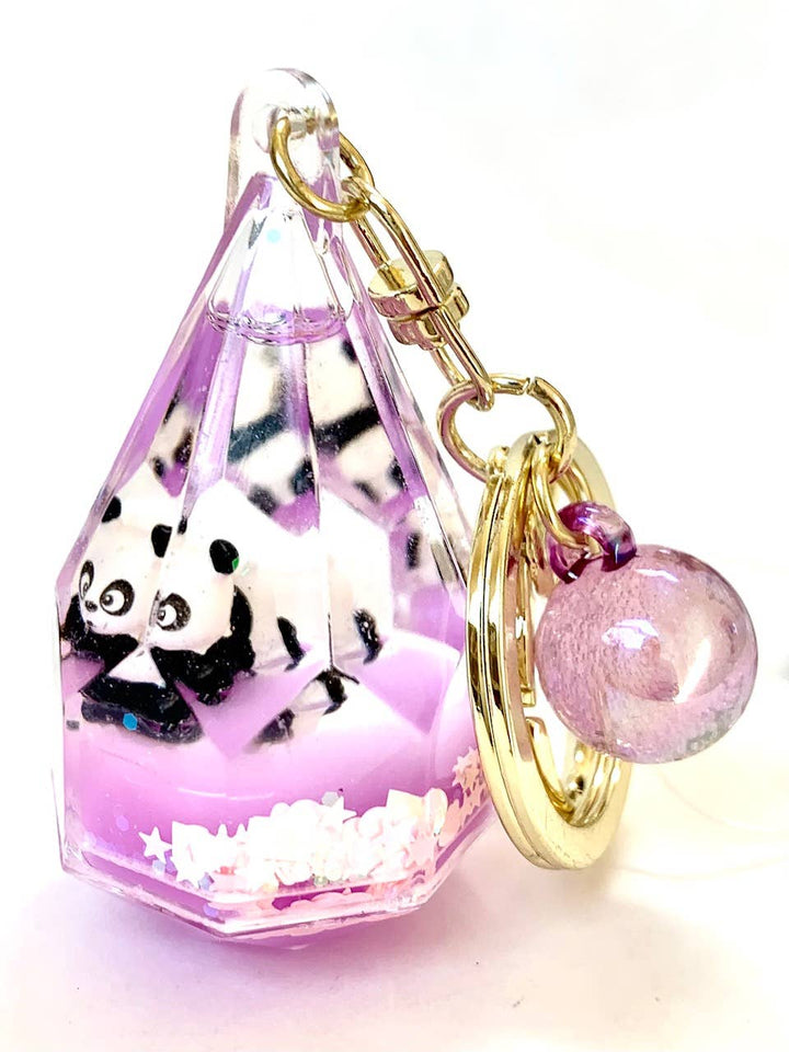 Panda Tear Drop Key Charm