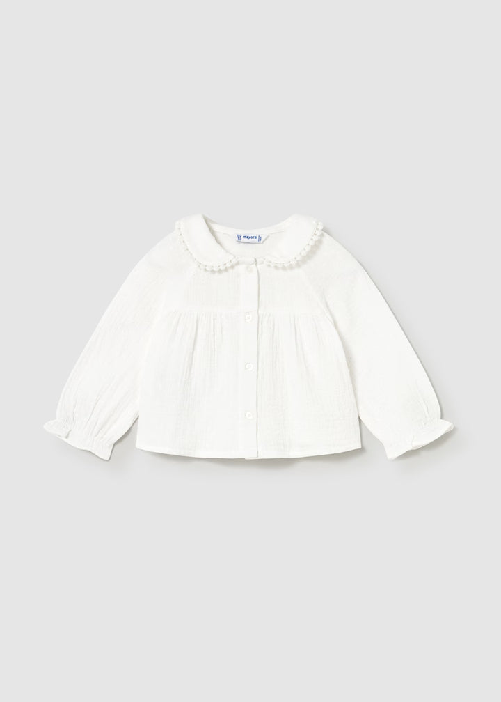 Collared Chiffon Blouse