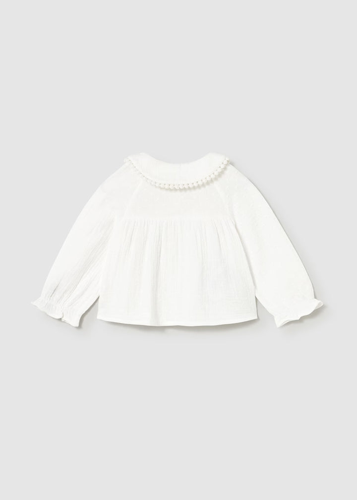 Collared Chiffon Blouse