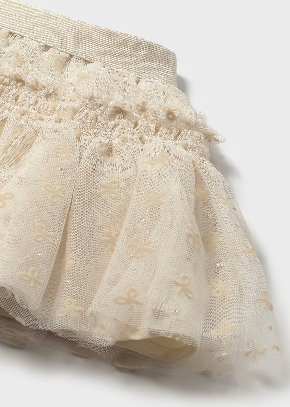 Tulle Tiered Bow Skirt
