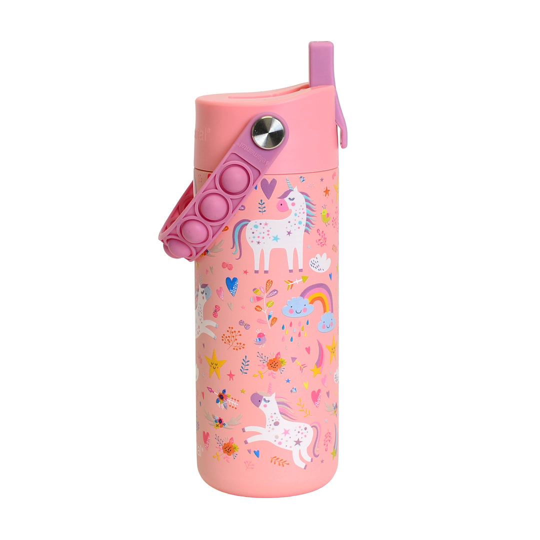 Fidget Handle Bottle 18oz - Unicorn