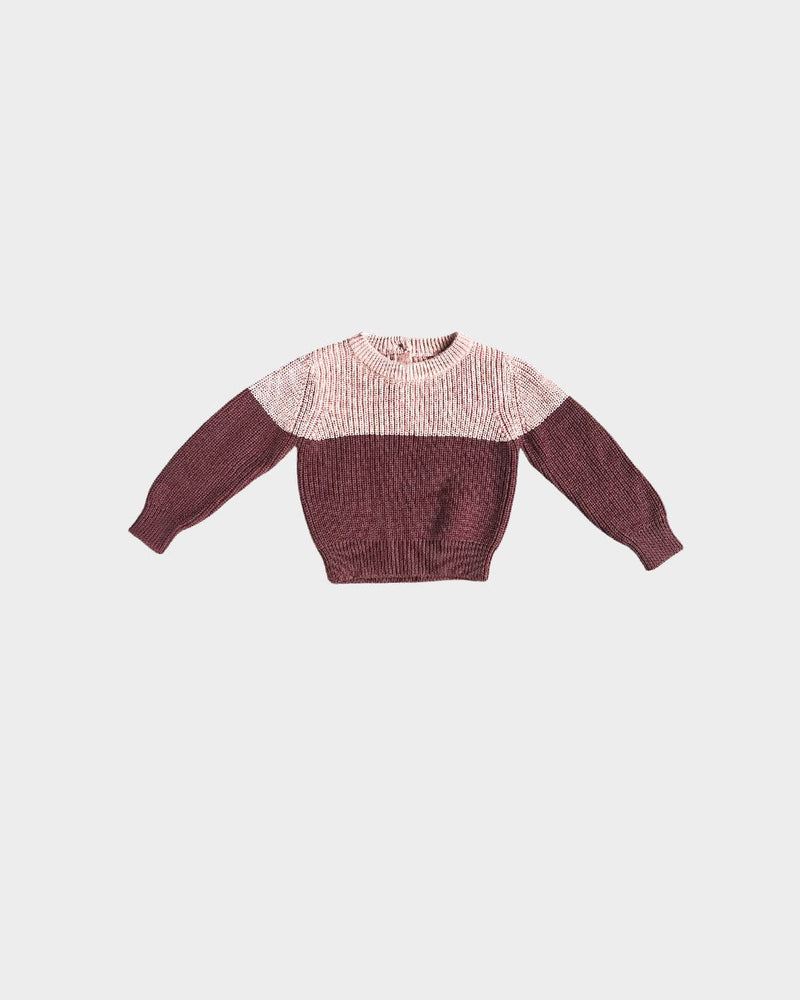 Colorblock Knit Sweater