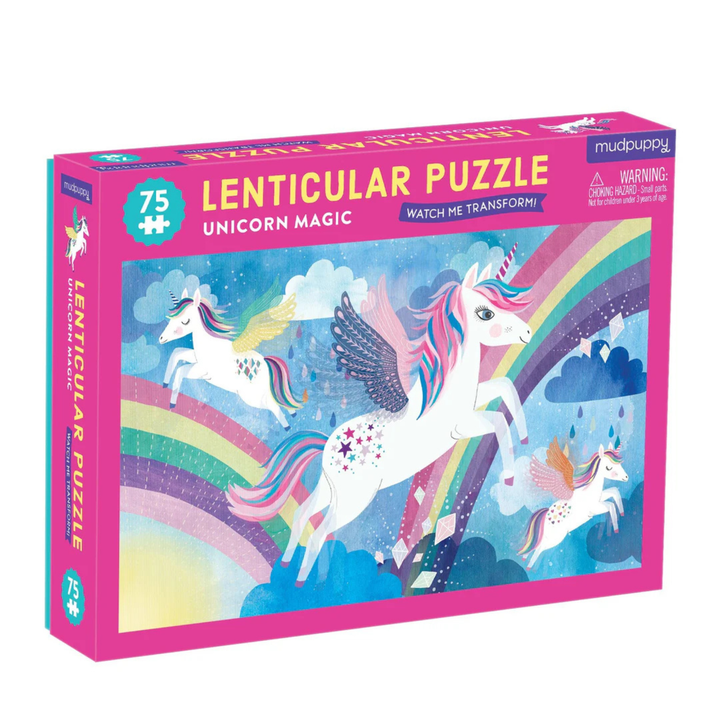 Unicorn Magic - 75 Piece Lenticular Puzzle