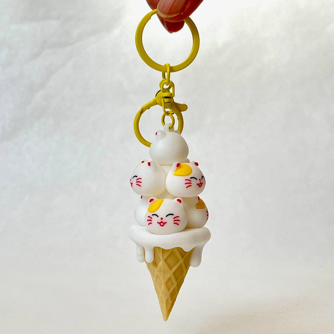 CAT CONE KEY CHARM
