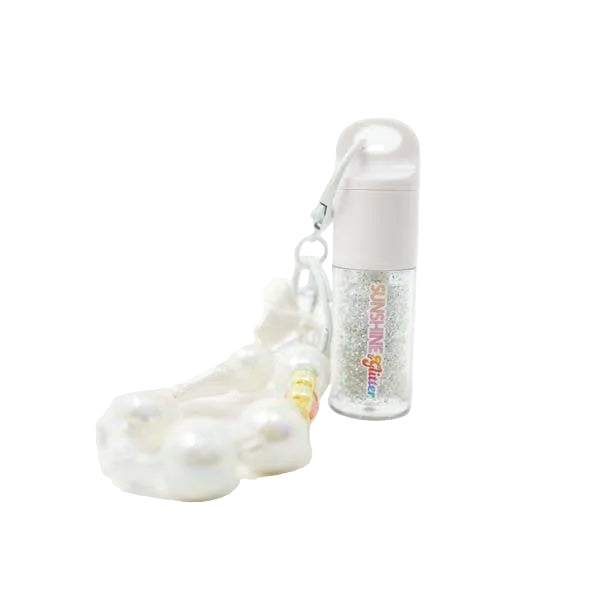 Glitter Lip Gloss Bag Charm - Clear