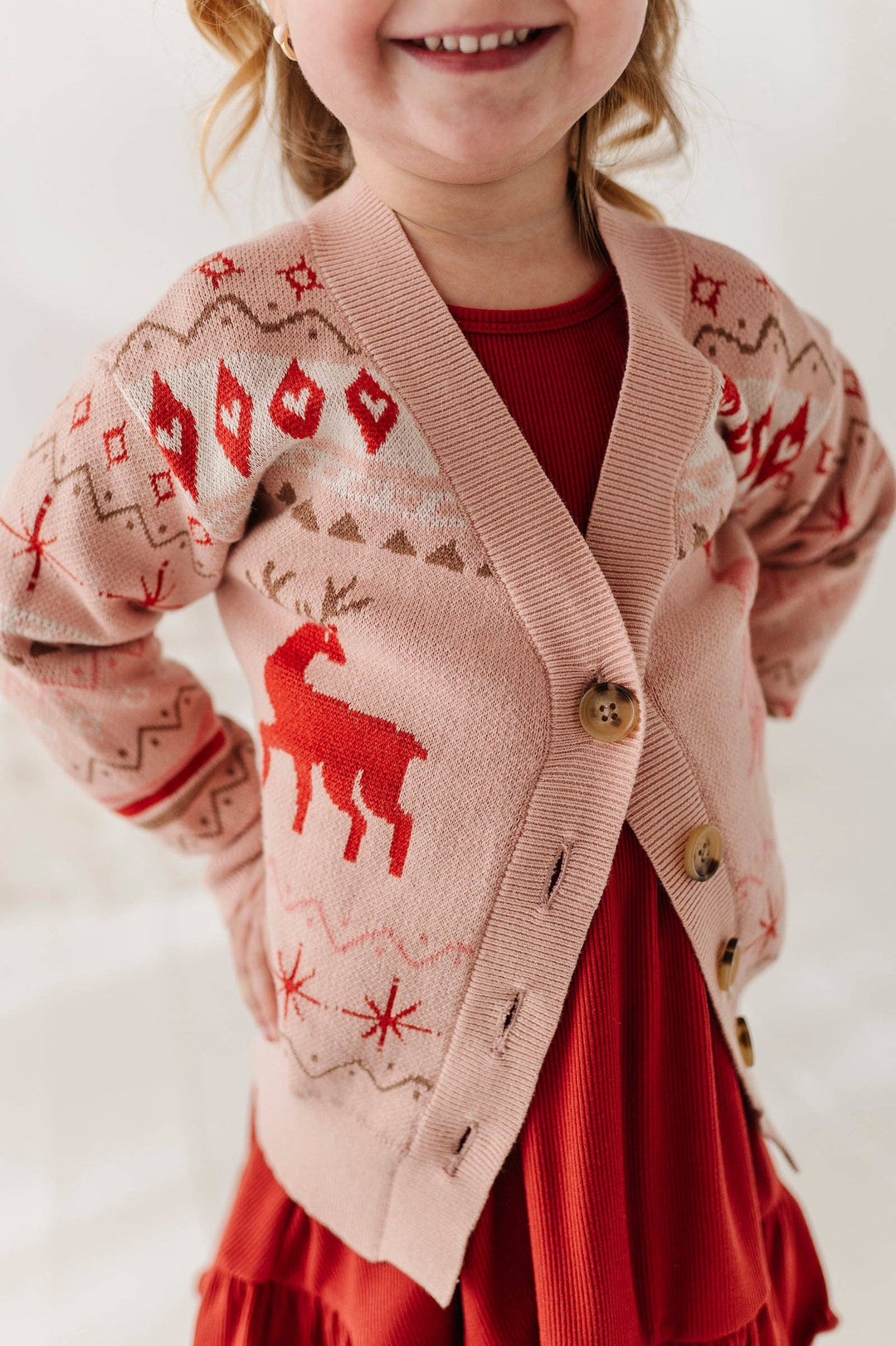 Jacquard Knit Sweater - Reindeer