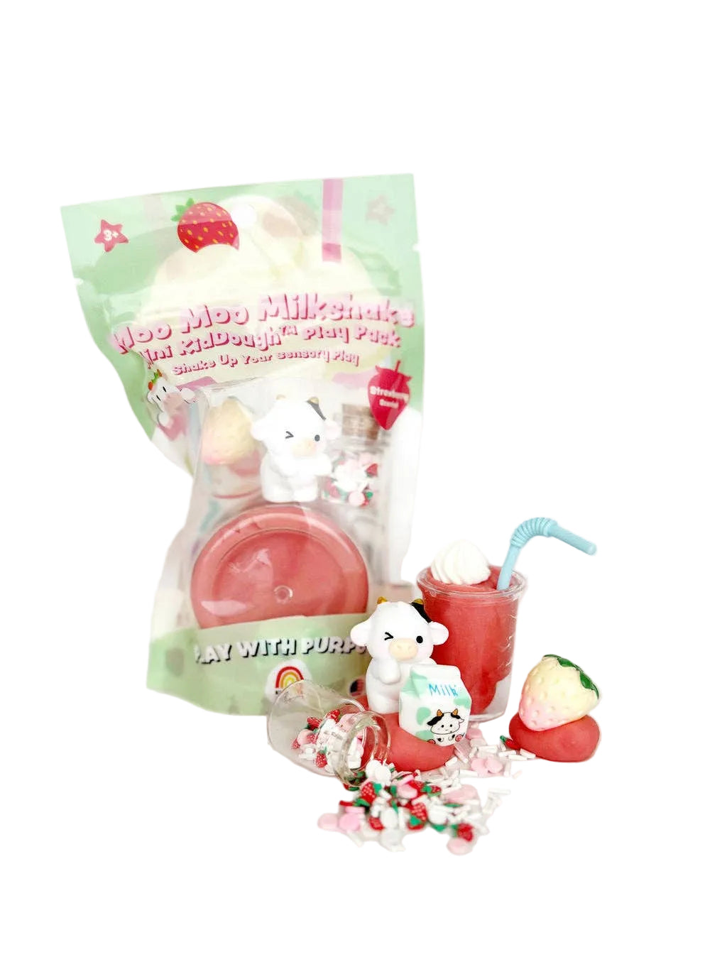 Moo Moo Milkshake Mini KidDough Play Pack
