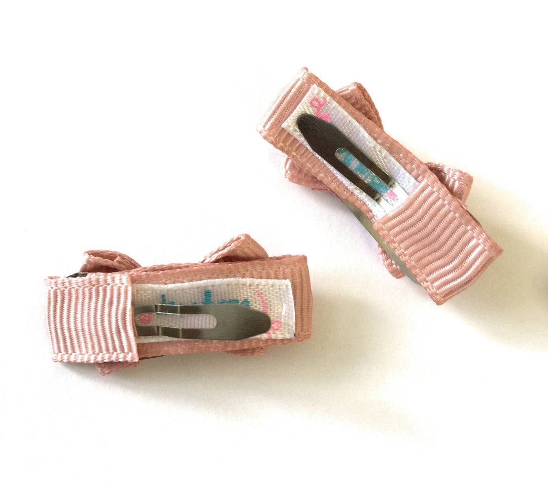 Tiny Tuxedo Bows on Snap Clips - Avocado Toast