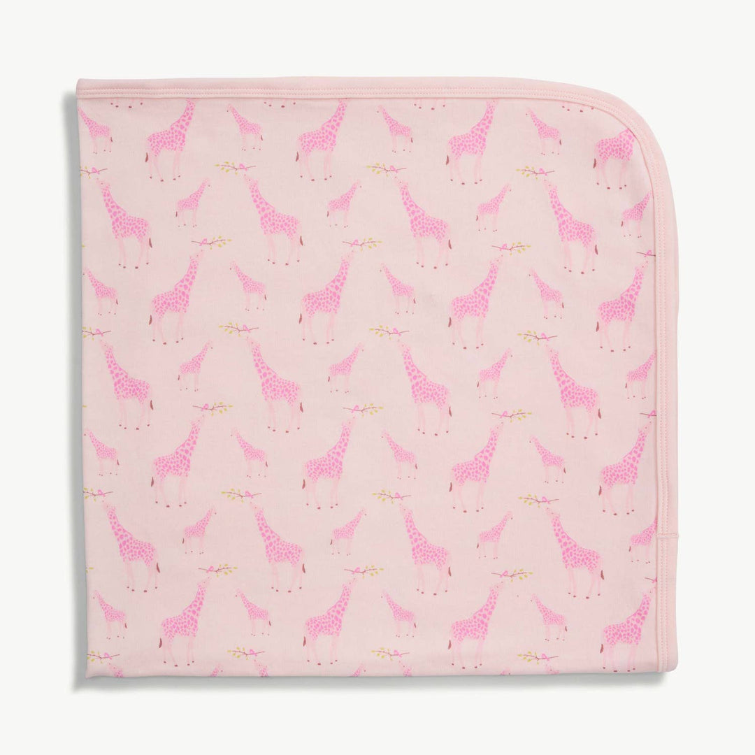 Jolie Giraffe Blanket - Pink