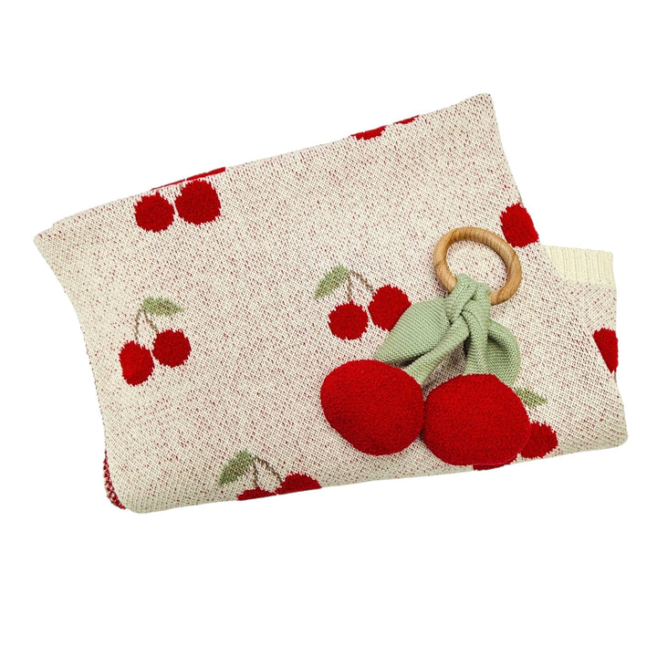 Cherry Blanket + Ring Gift Set