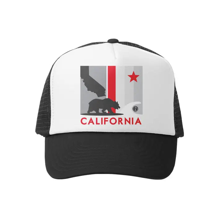 CA Flag Trucker Hat