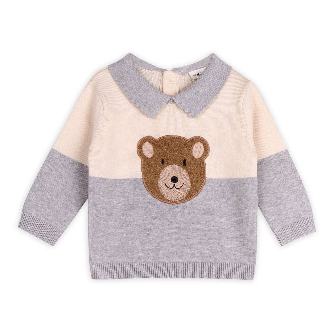 Bear Applique Sweater