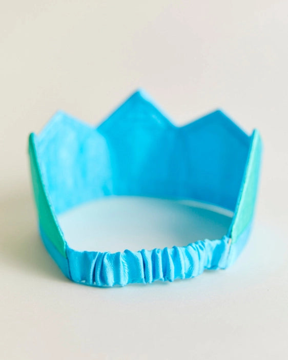 Reversible Silk Crown - Mermaid