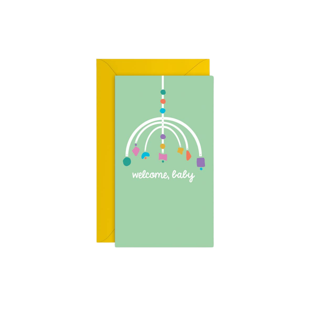 Welcome Baby Mobile - Gift Enclosure Card