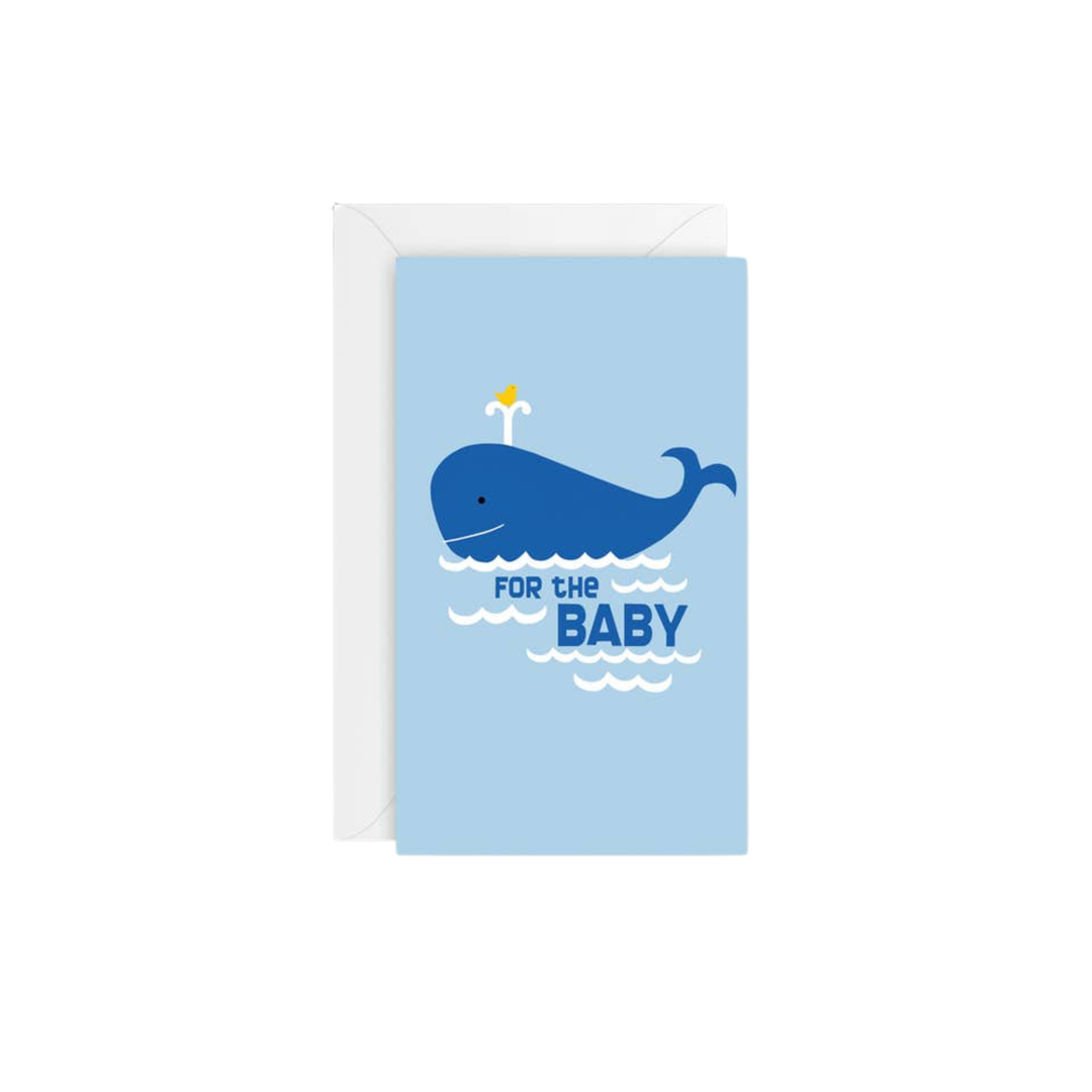Whale Baby Enclosure Card