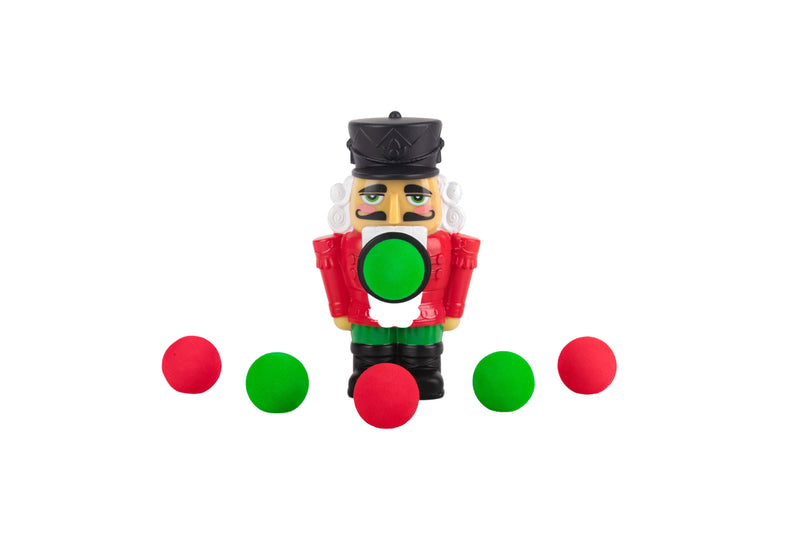 Hog Wild Holiday Nutcracker Ball Popper Toy - Toy Blaster