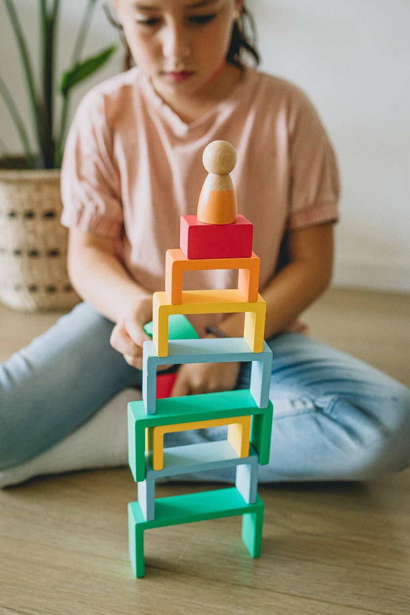 Montessori Rainbow Blocks