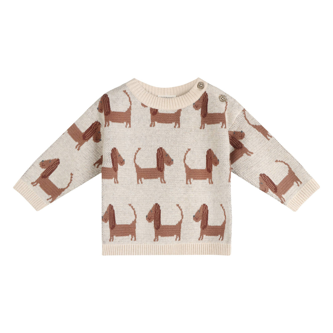 Doxie Dog Knit Pullover
