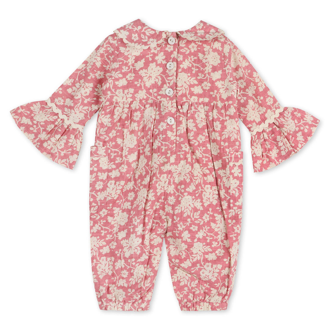 Beatrice Floral Jumpsuit & Headband