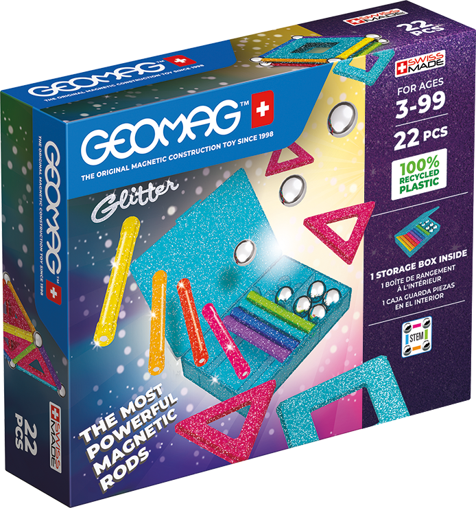 Geomag™ Glitter Magnetic Playset