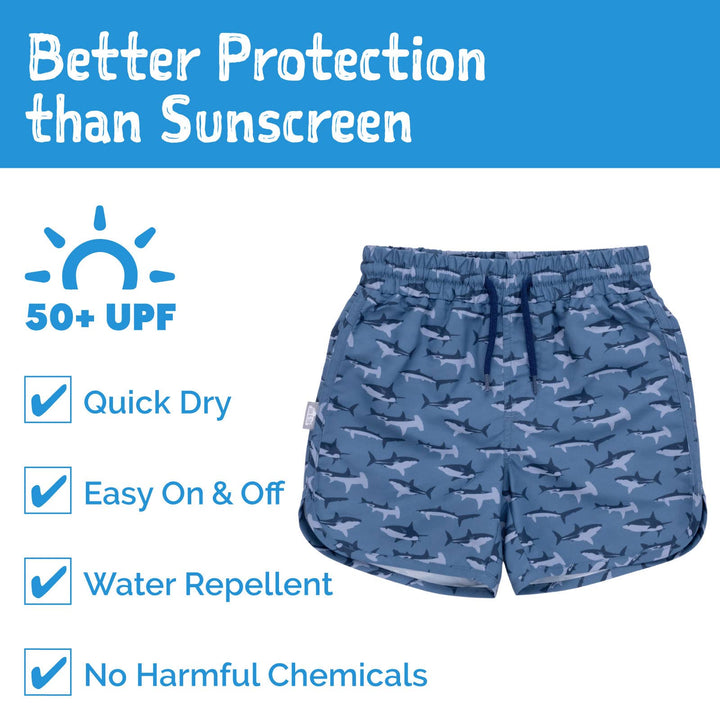 UV Swim Shorts - Sharks