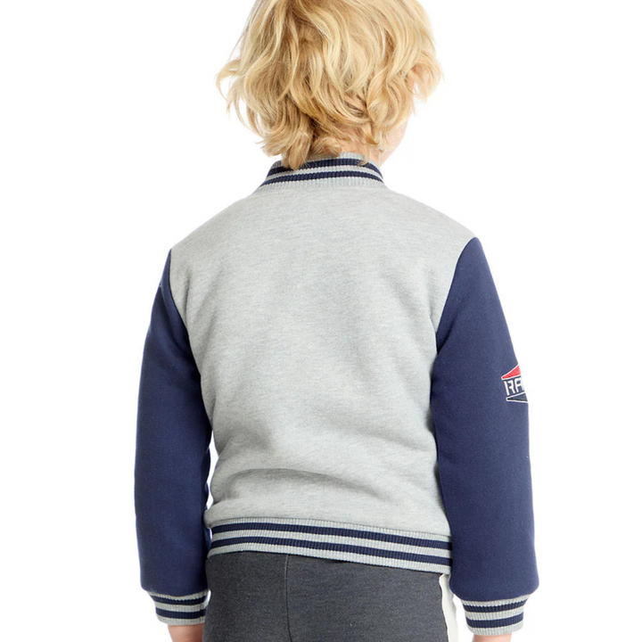 Allan Navy & Heather Grey Bomber