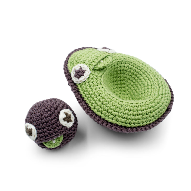 Amelia Avocado Rattle