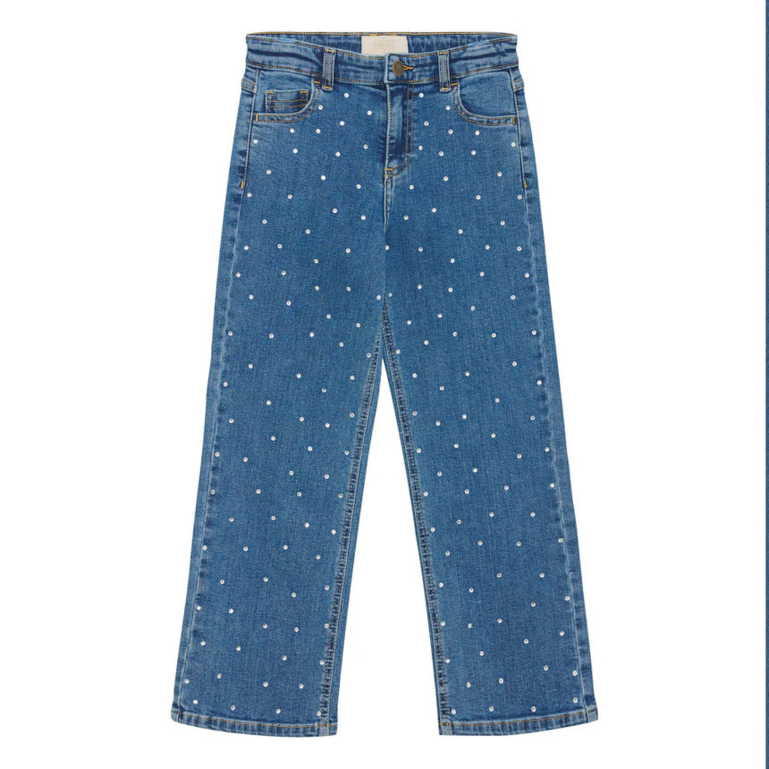 Rhinestones Denim Jeans