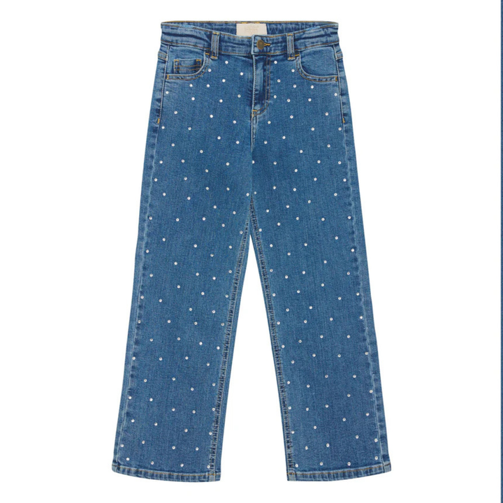 Rhinestones Denim Jeans