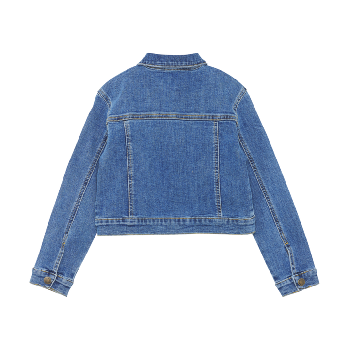 Denim Rhinestone Jacket