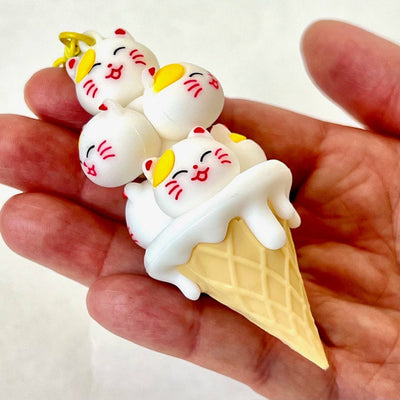 CAT CONE KEY CHARM