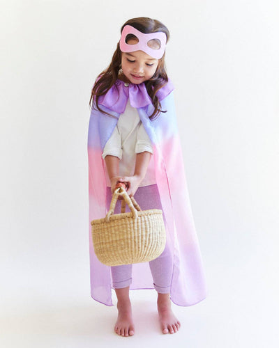 Silk Mask - Pink and Purple