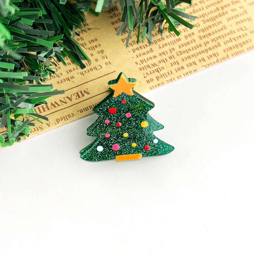 Christmas Mini Claw Clip