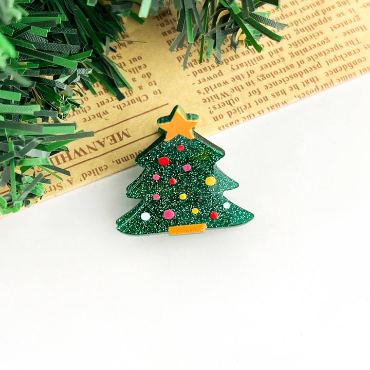 Christmas Mini Claw Clip