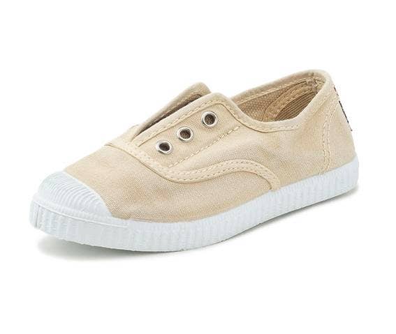 Washed Sand Canvas Sneaker