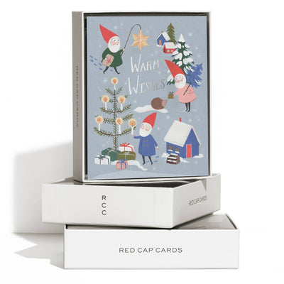 Holiday Gnomes holiday greeting card