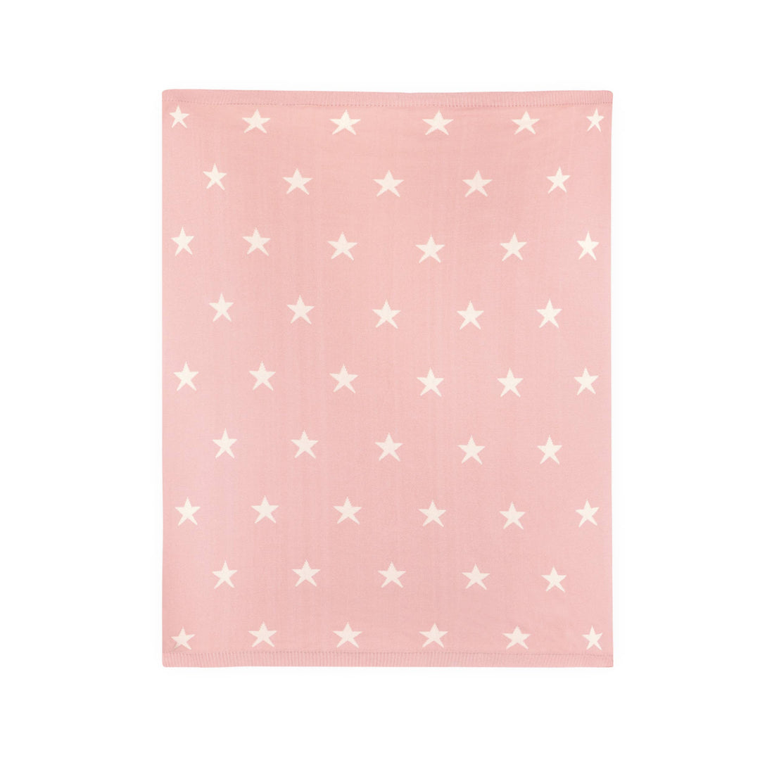 Stars Reversible Knit Baby Blanket