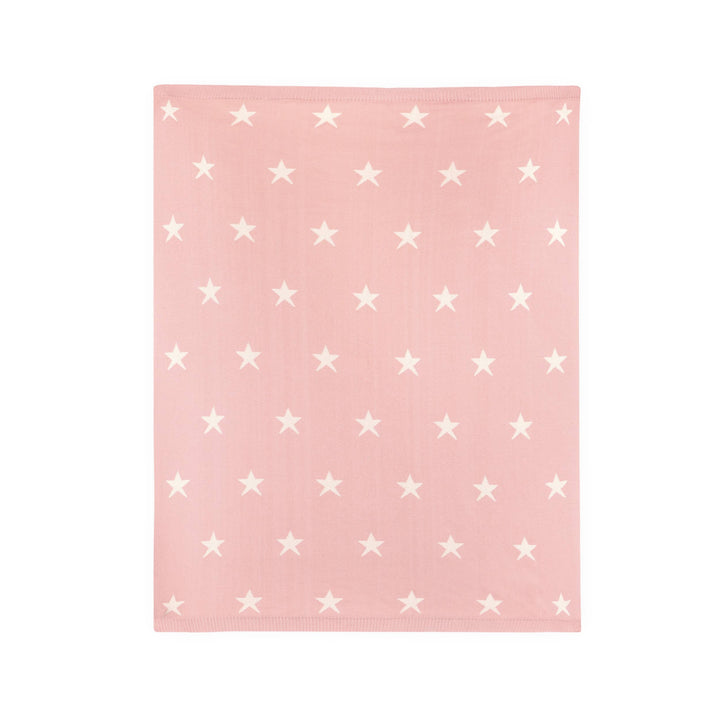 Stars Reversible Knit Baby Blanket