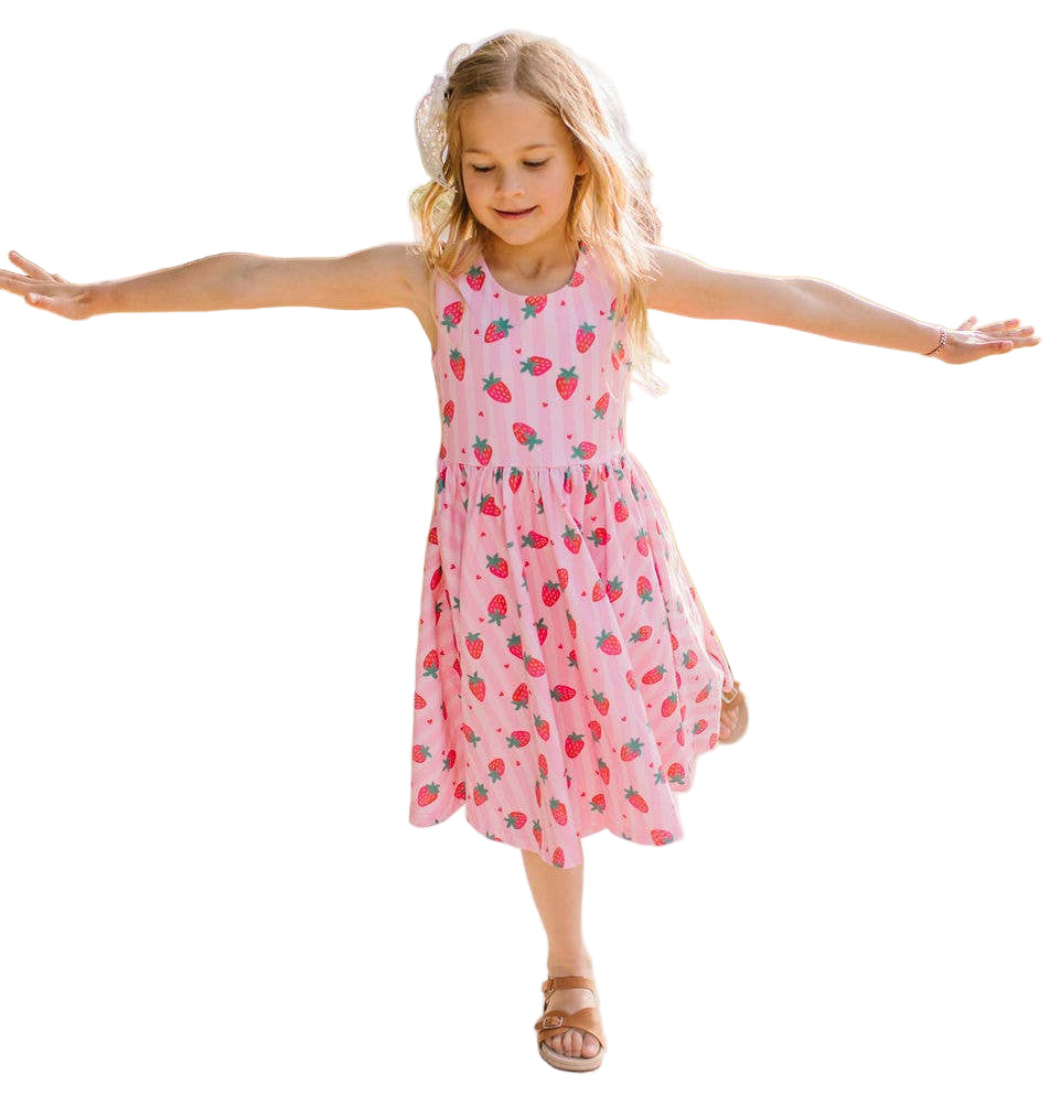 Tank Dress - Strawberry Dream