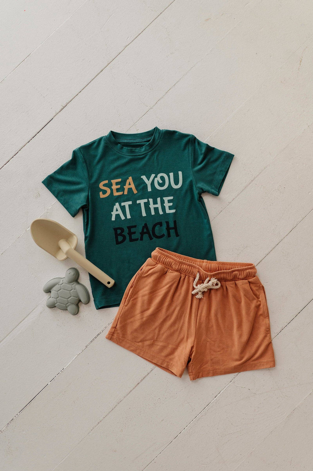 Boy's Short Sleeve Tee: Sea You At The Beach