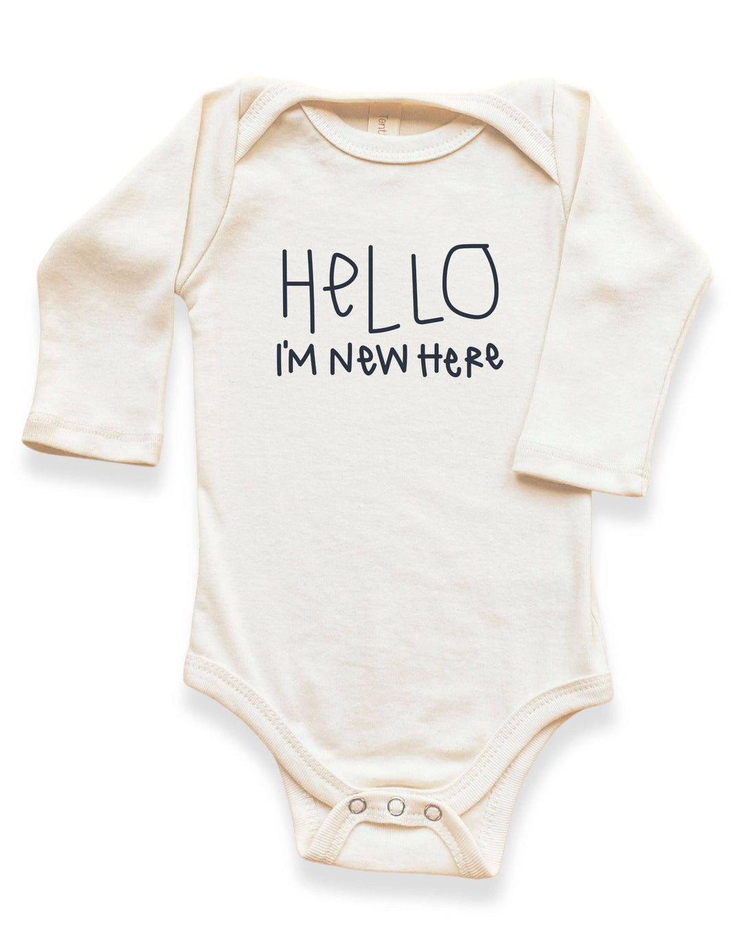 Hello I'm New Here Organic Bodysuit