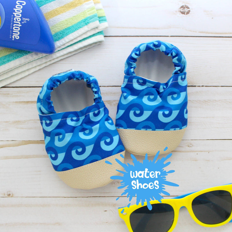 Blue Waves Baby Water Shoes